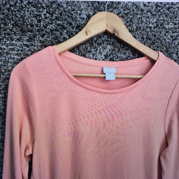 Women's Pink Long Sleeve Top - Picture 4 of 7